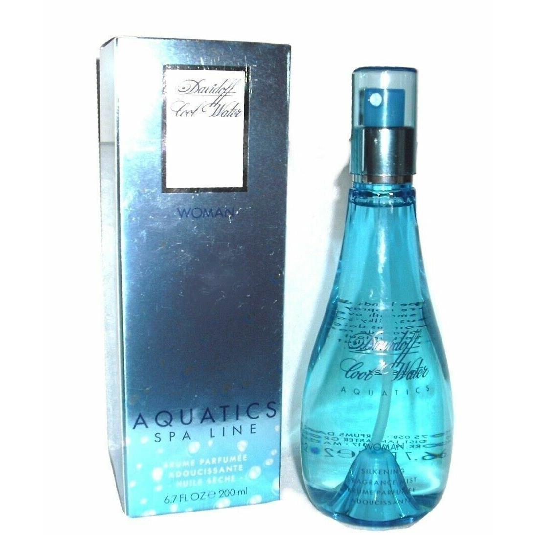 Davidoff Cool Water Woman Aquatics Spa Line Perfume Oil Spray 6.7oz 200ml