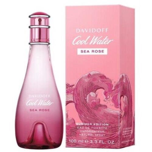 Cool Water Sea Rose Summer Edition Davidoff 3.3 oz / 100 ml Edt Women Perfume