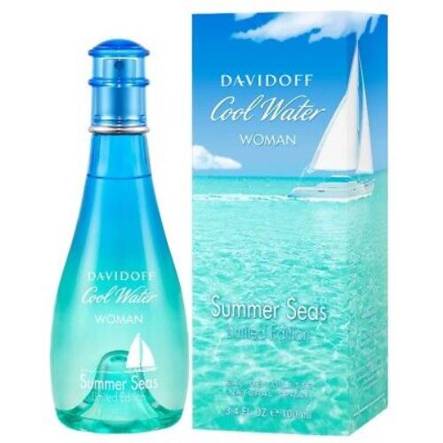Cool Water Summer Sea Davidoff 3.4 oz / 100 ml Edt Women Perfume