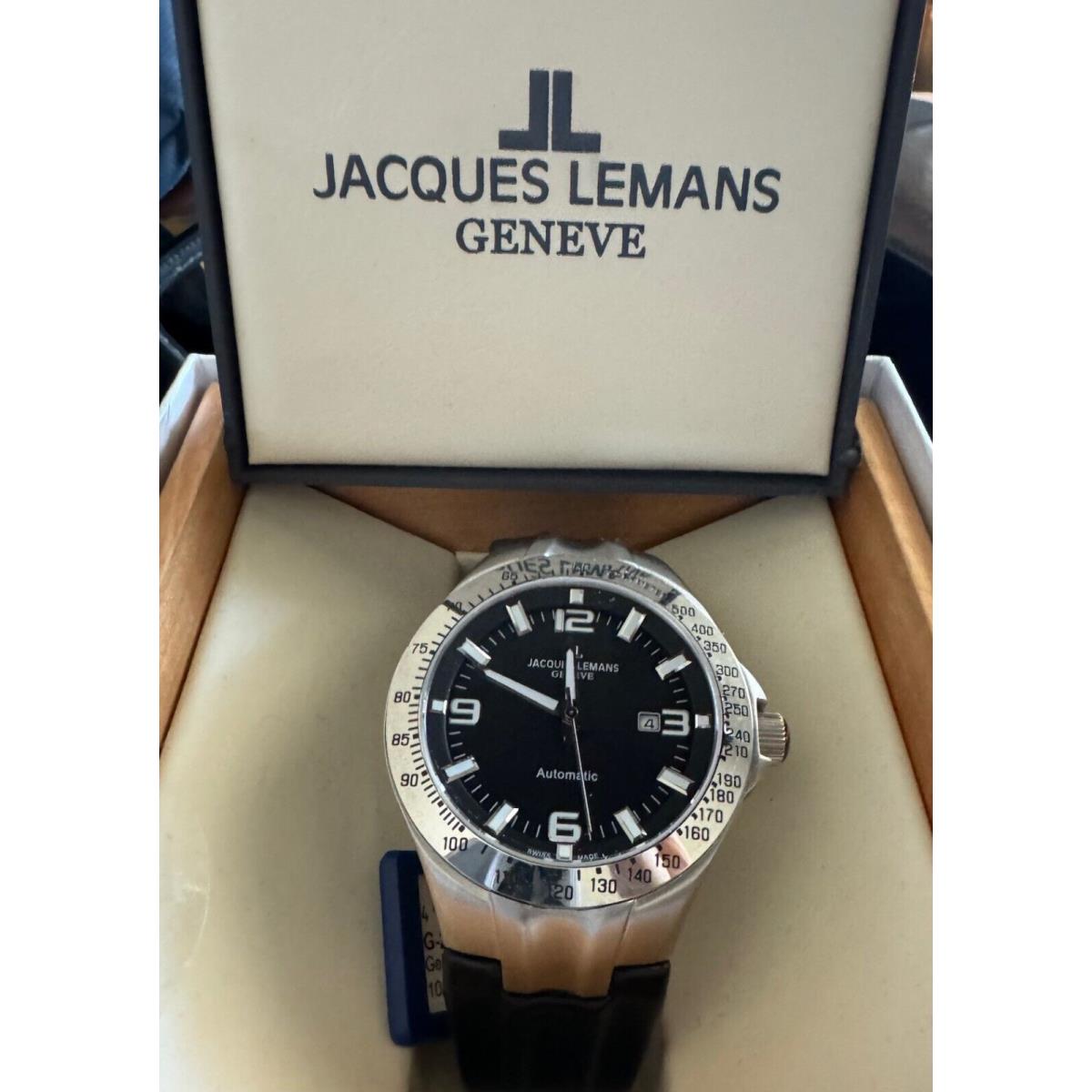 Jacques Lemans G-218A Men`s Tornado Timer Swiss Made Automatic Watch
