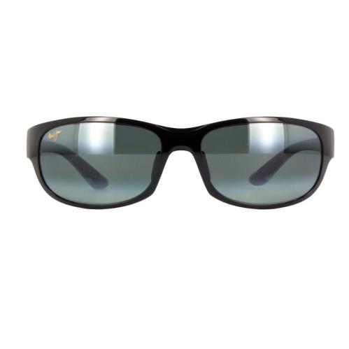 Maui Jim Twin Falls Black Fade Neutral Gray Sunglasses 63mm 417-02J