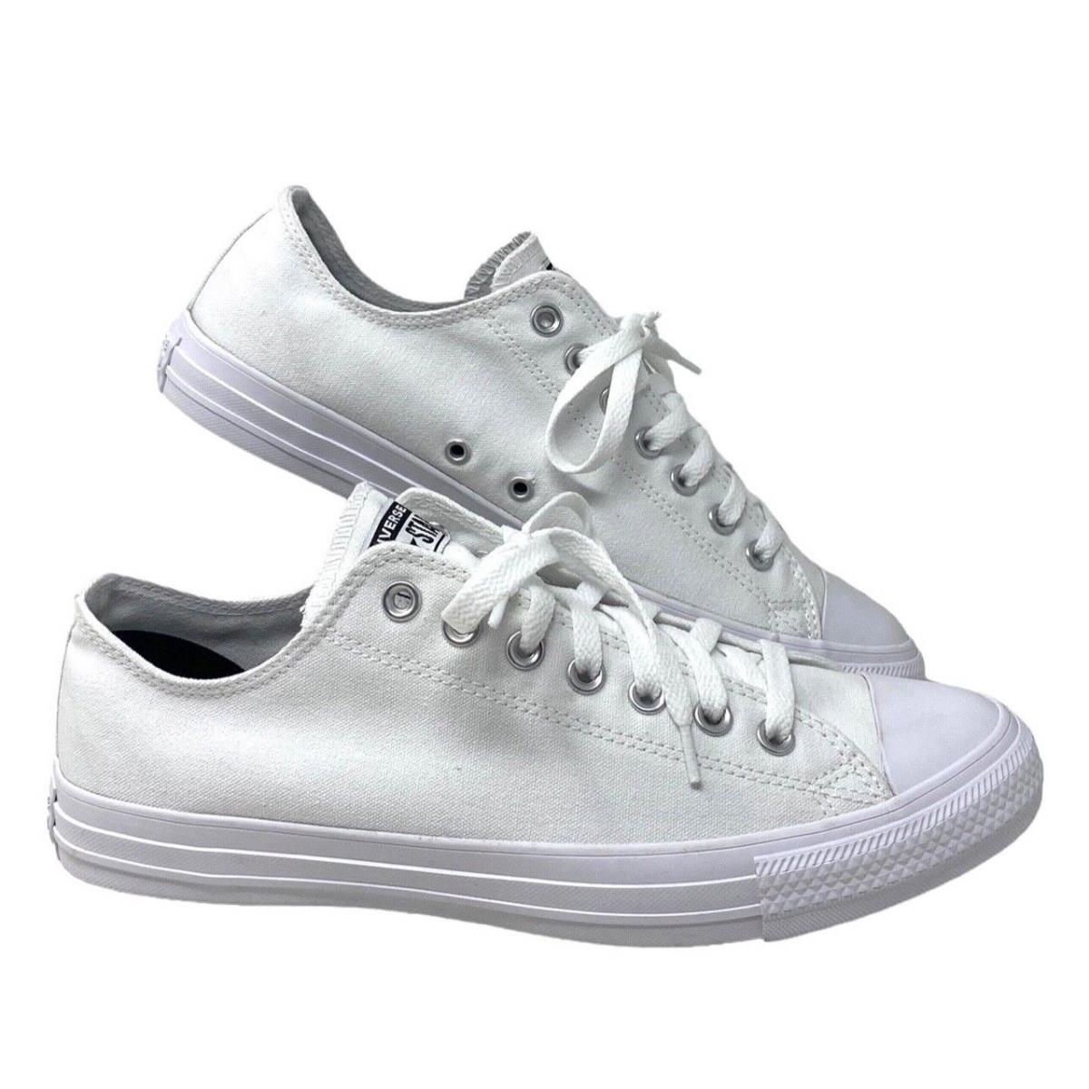 Converse Ctas Low Top Casual Shoes White Canvas Men`s SB Size Custom 152621C-WWW