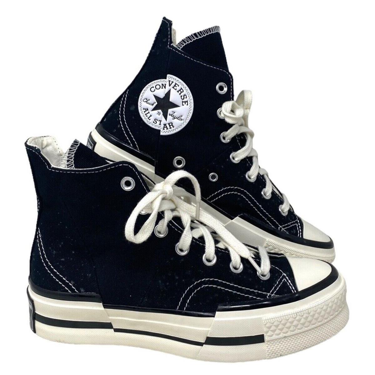 Converse Chuck 70 Plus Sneakers Hi Skate Black Canvas Shoes Women Custom A00916C