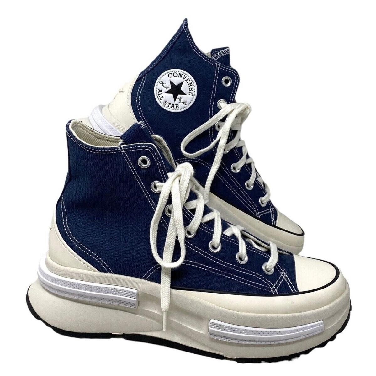 Converse Run Star Legacy CX High Women Canvas Shoes Navy Black Sneakers A04367C