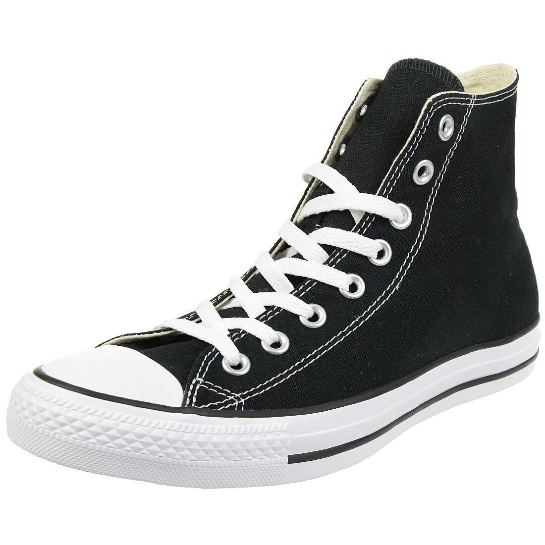 Converse Unisex M91 Chuck Taylor All Star Shoes HI Black/white M9160-001-SIZE 6