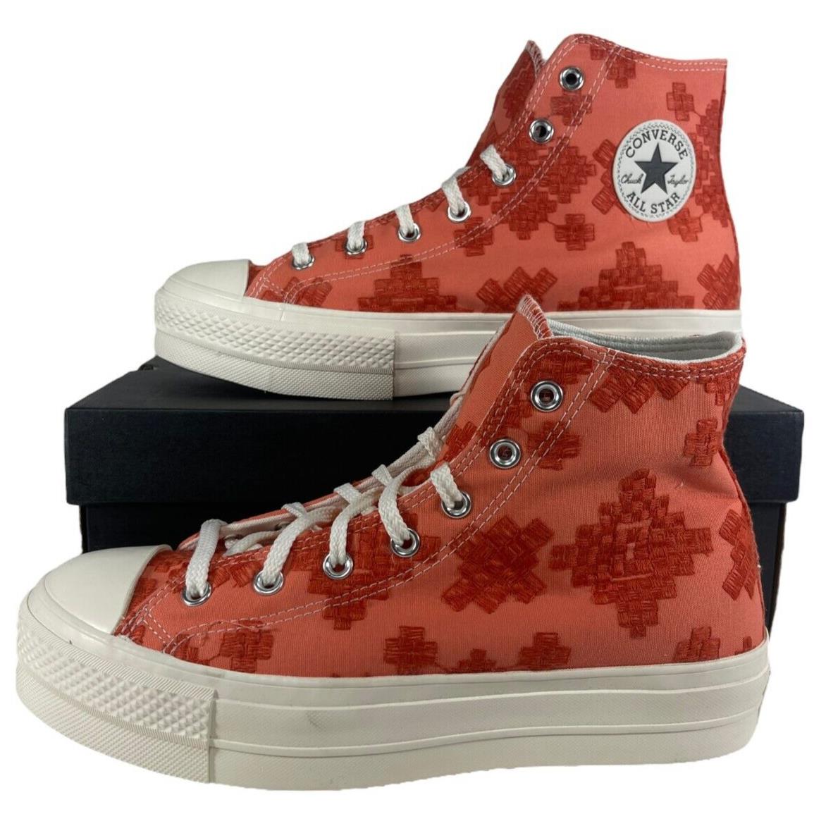 Converse Chuck Taylor Lift Platform Hi Bright Madder A02233C Women Shoe Size 11