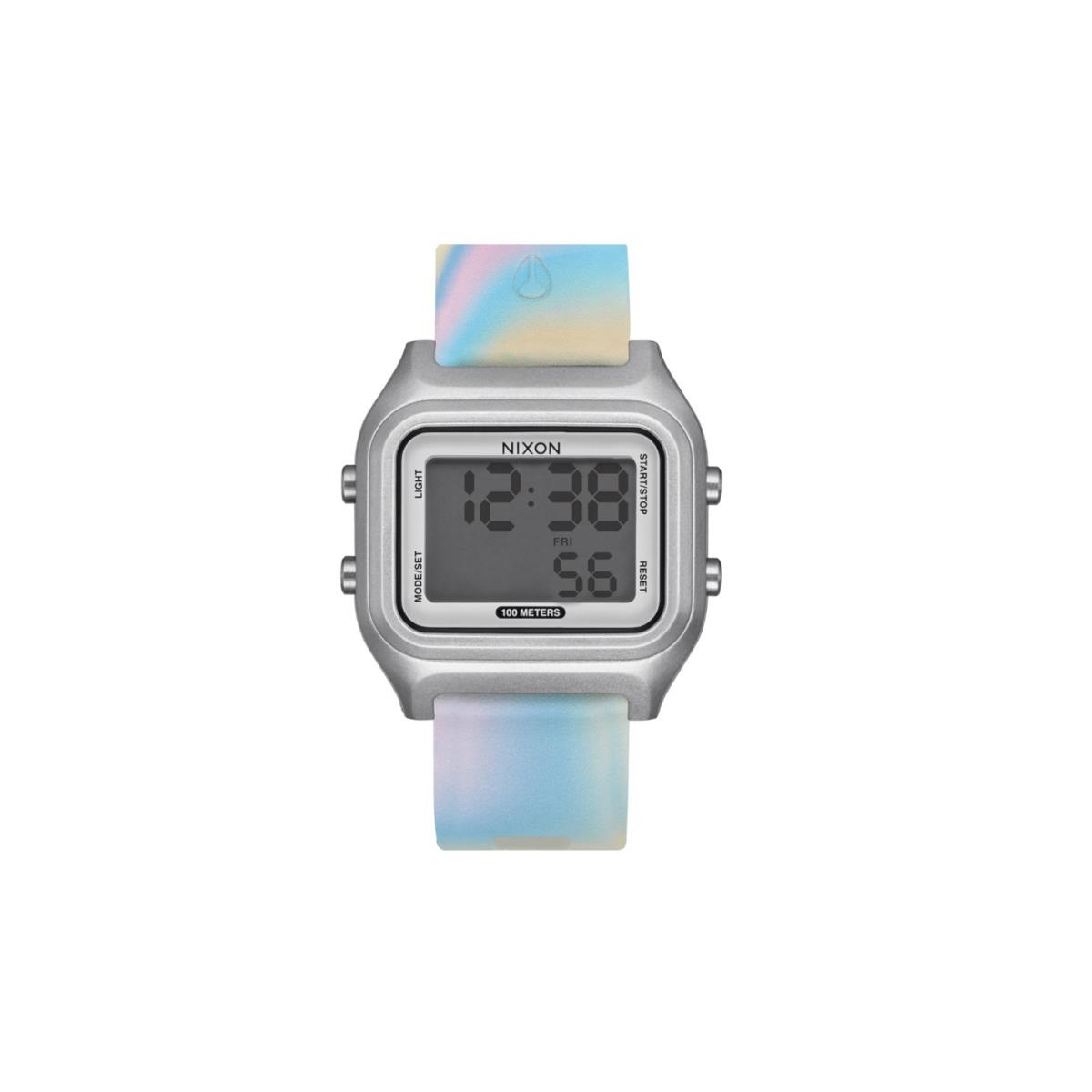 Nixon The Ripper Watch 5229-Silver-Pastel Swirl