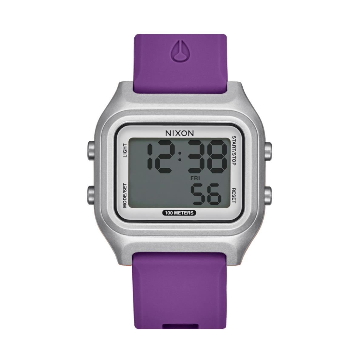 Nixon The Ripper Watch 5232-Silver-Purple