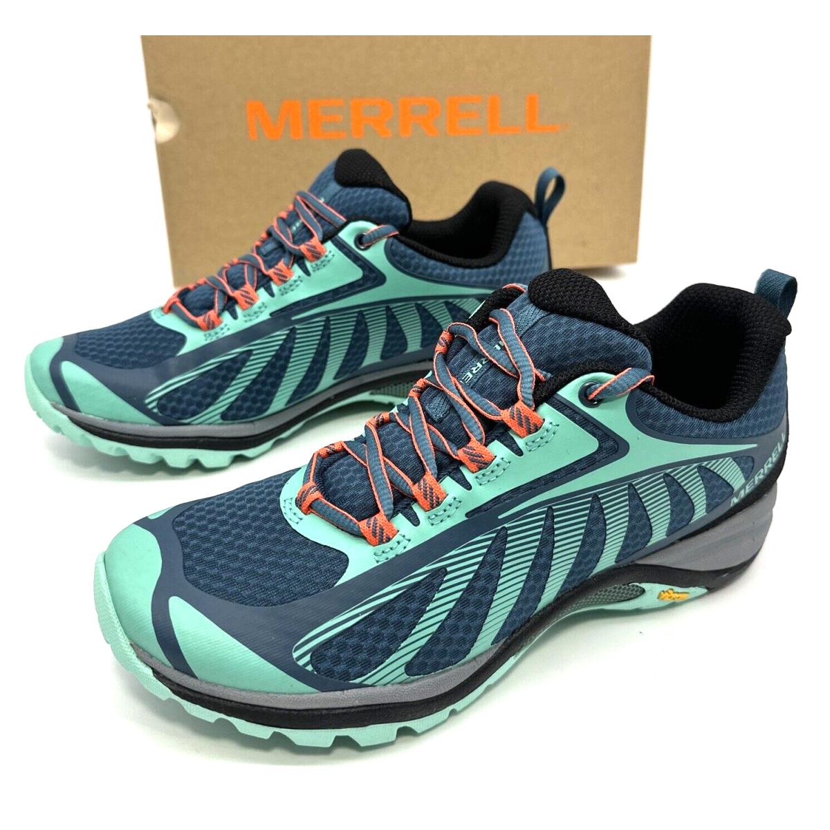 Merrell Siren Edge 3 Polar Wave Womens Size 7.5 M J035614 Running Trail Shoes