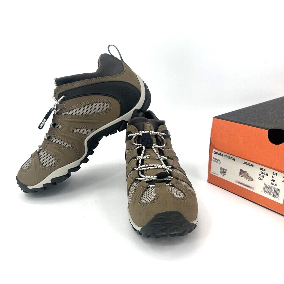 Merrell Womens Size 8.5 Hiking Shoes Chameleon Cham 8 Stretch Vibram Brindle