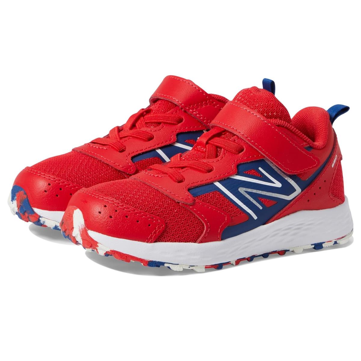 New Balance Kids Fresh Foam 650v1 Bungee Lace with Top Strap Infant/toddler Team Red/Night Sky