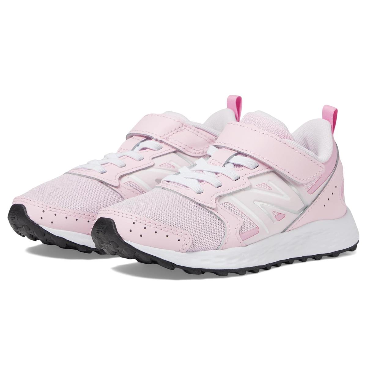 Girl`s Sneakers Athletic Shoes New Balance Kids Light Raspberry/Pink Sugar