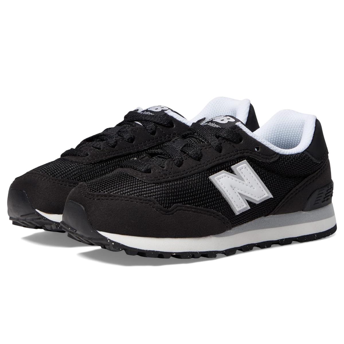 Boy`s Sneakers Athletic Shoes New Balance Kids 515 Little Kid Black/White
