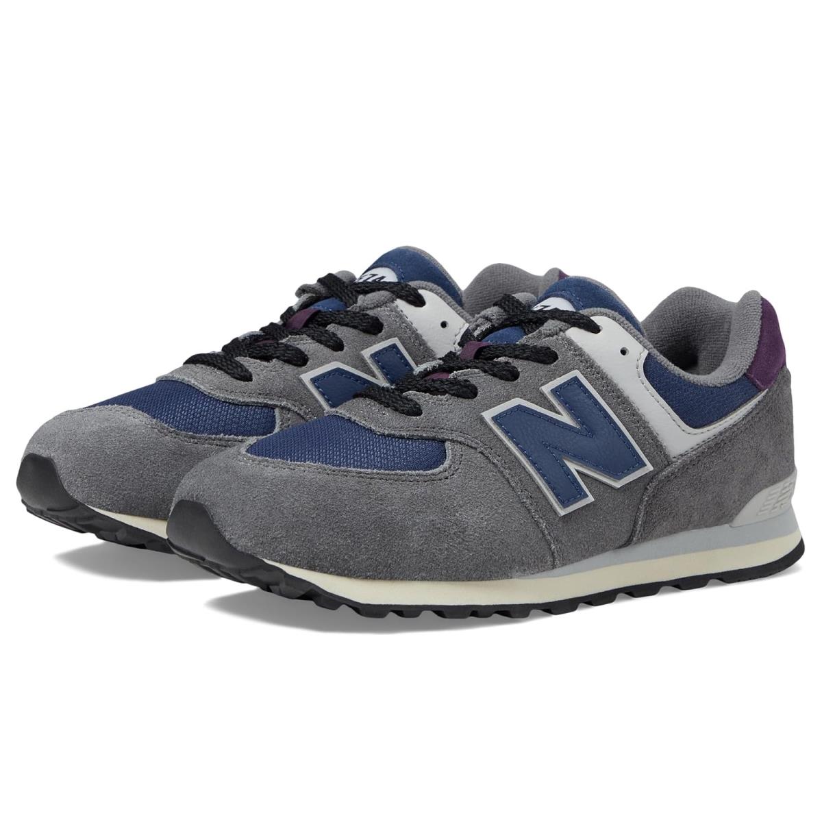 Boy`s Shoes New Balance Kids GC574v1 Little Kid/big Kid Castlerock/NB Navy