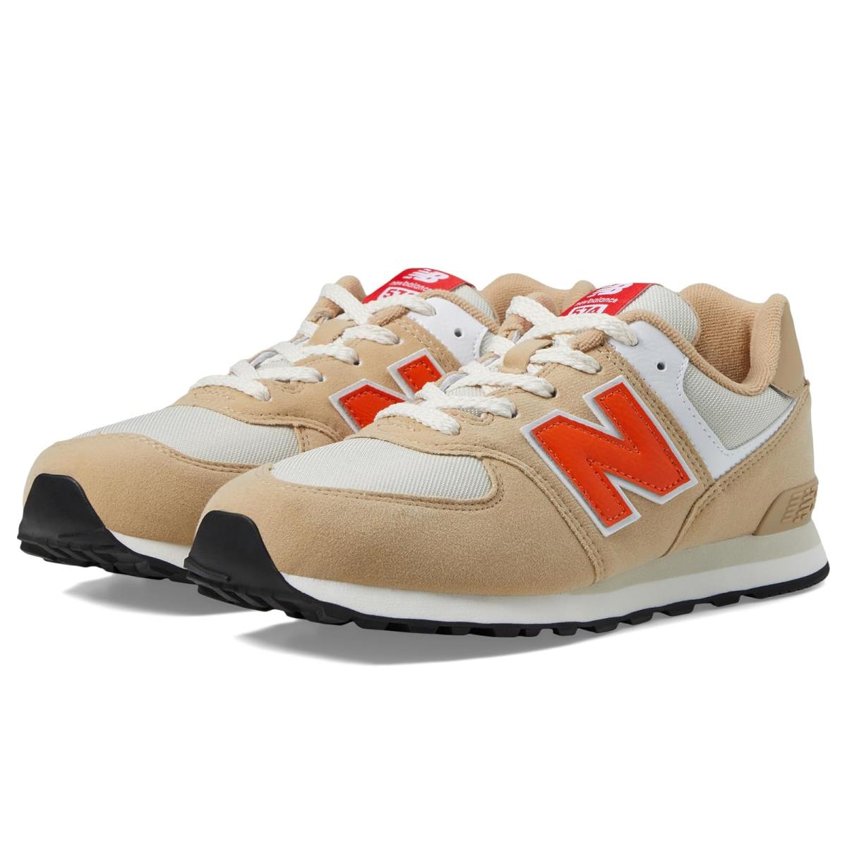 Boy`s Shoes New Balance Kids GC574v1 Little Kid/big Kid Incense/Poppy