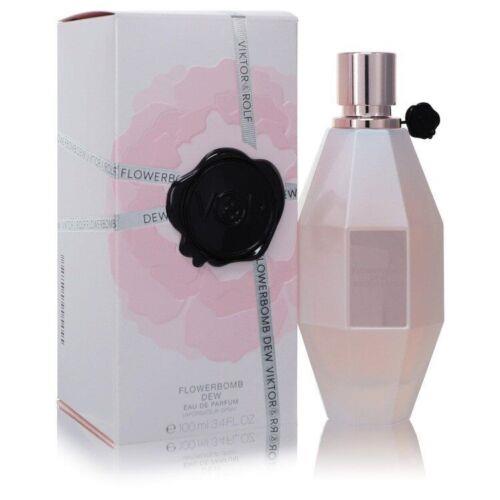 Flowerbomb Dew Perfume By Viktor Rolf Eau De Parfum Spray 3.4oz/100ml For Women