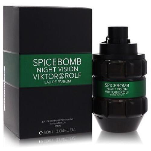 Spicebomb Night Vision by Viktor Rolf Eau De Parfum Spray 3 oz Men