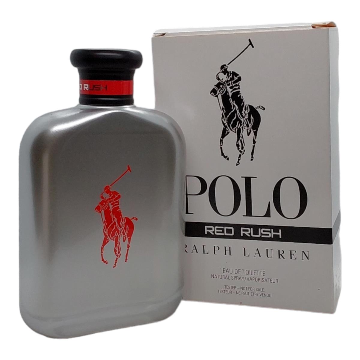 Ralph Lauren Polo Red Rush For Men Eau De Toilette 4.2oz 125ml Edt Cologne Spray