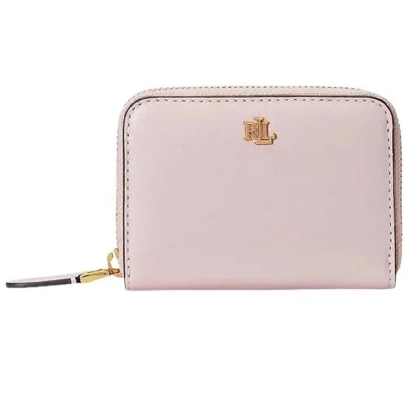 Lauren Ralph Lauren Zip Around Continental Wallet Pink/nwt