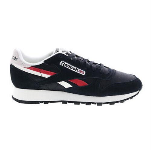 Reebok Classic Leather GY7303 Mens Black Suede Lifestyle Sneakers Shoes - Black