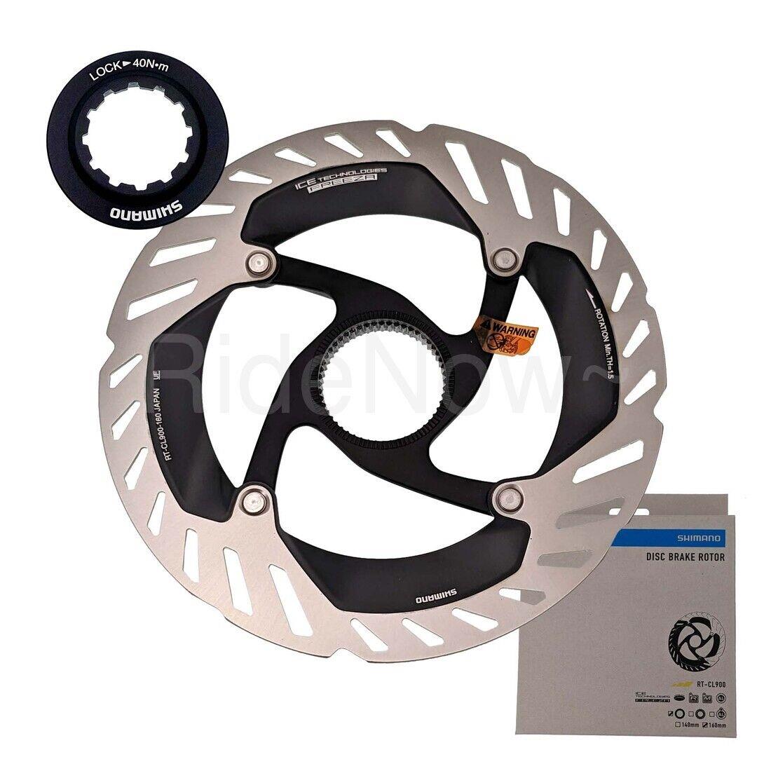 Shimano RT-CL900 Center Lock Disc Rotor 160 or 140mm Icetech Freeza