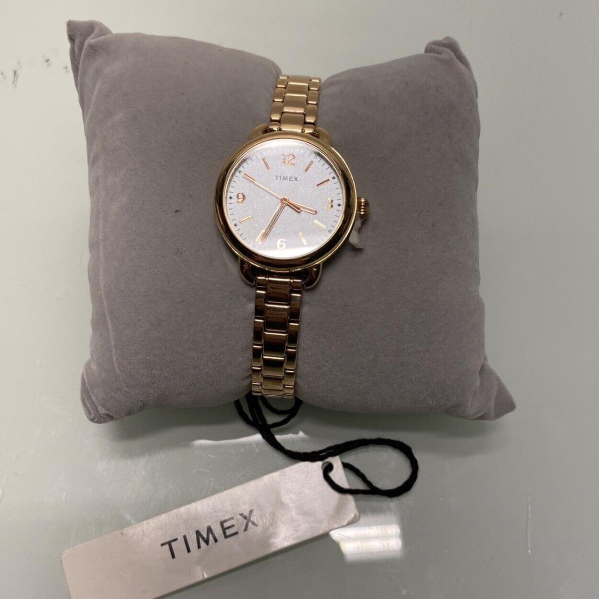 Timex Women`s Rose Gold Standard Demi 30mm Watch TW2U60600VQ