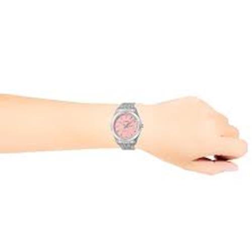 Timex Waterbury Traditional Chronograph Men`s Analog Pink Dial Watch TW2V17800 - Dial: Pink, Band: Silver