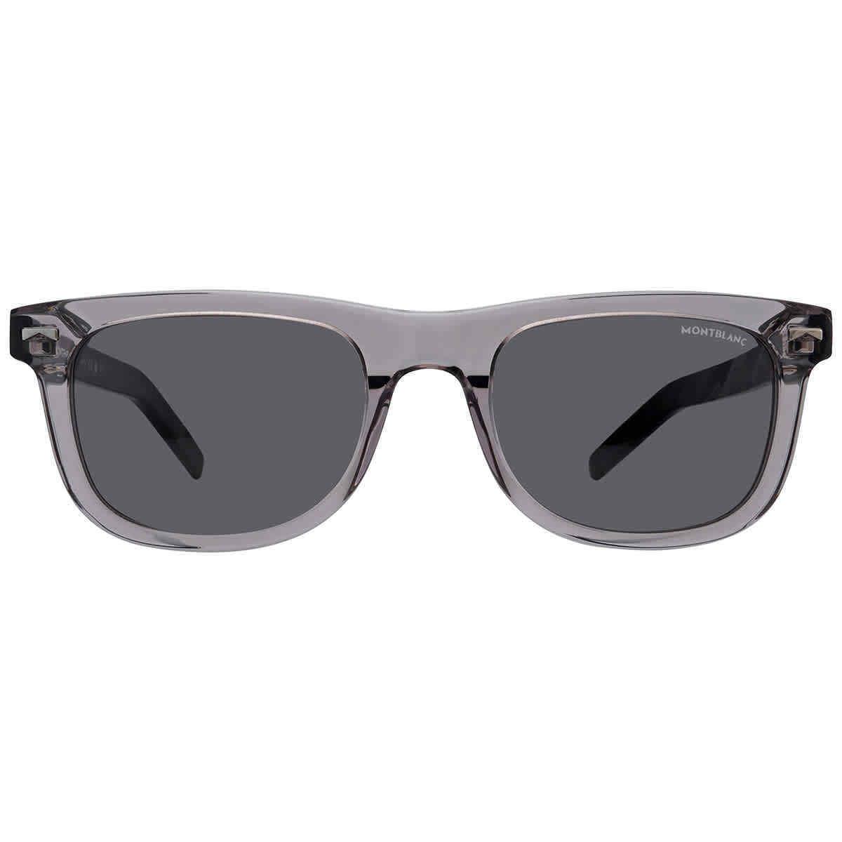 Montblanc Smoke Square Men`s Sunglasses MB0260S 003 53 MB0260S 003 53