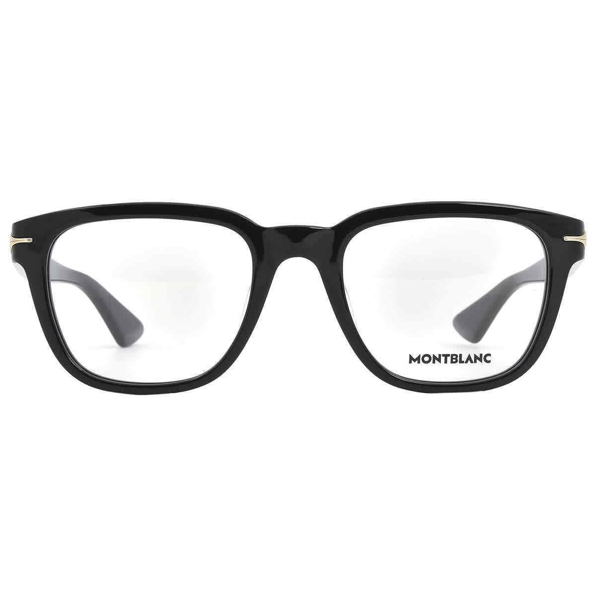 Montblanc Demo Square Men`s Eyeglasses MB0305O 005 53 MB0305O 005 53