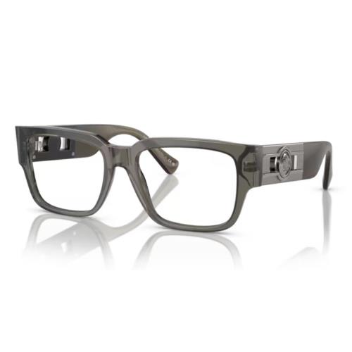 Versace 0VE3350 5436 Grey Transparent 53mm Square Women`s Eyeglasses