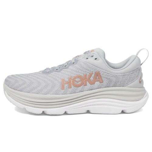 Woman`s Sneakers Athletic Shoes Hoka Gaviota 5 US 10 W Harbor Mist / Rose Gold