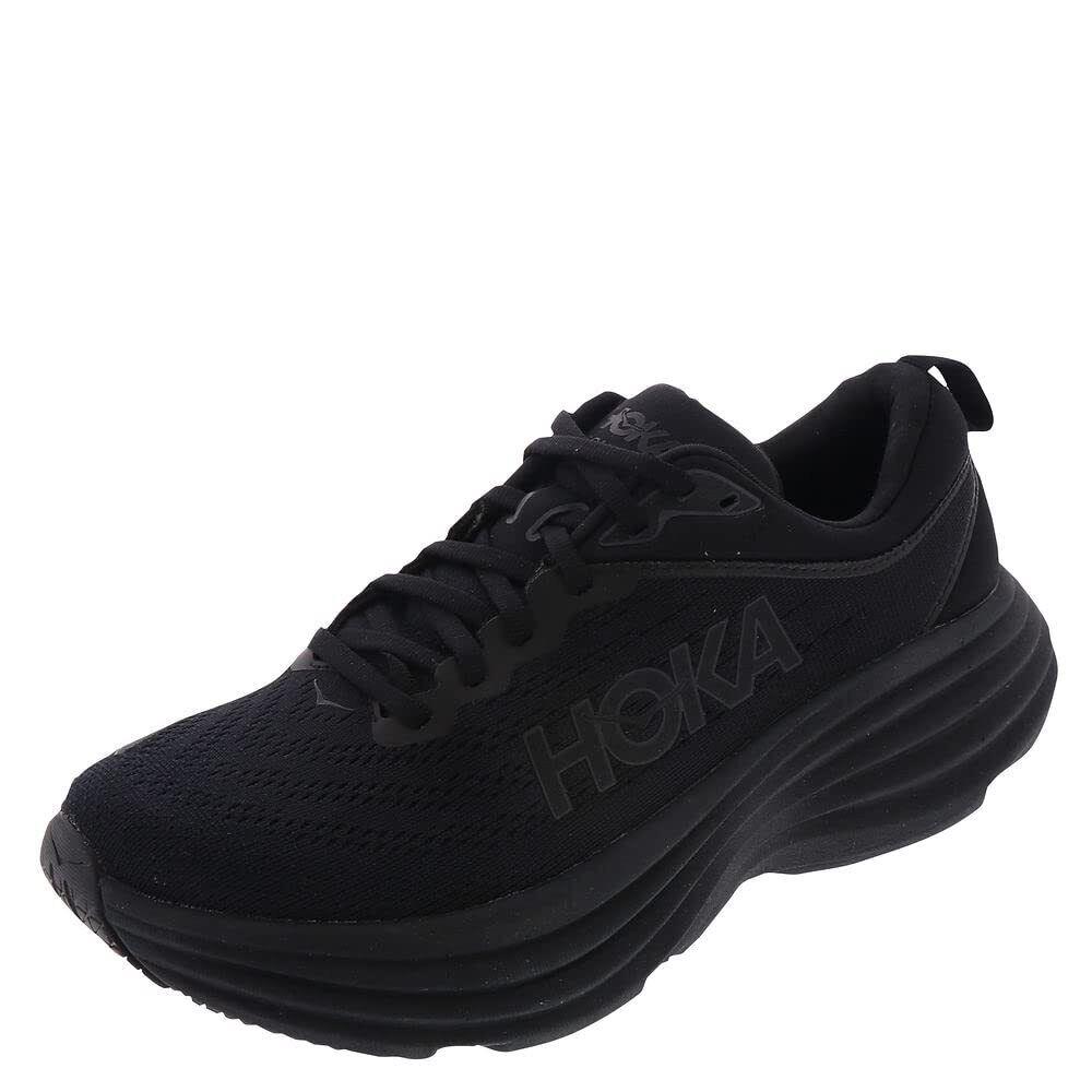 Hoka Women`s Bondi 8 Sneaker Black/black 9B