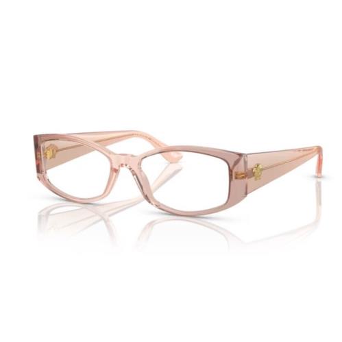 Versace 0VE3343F 5431 Peach Gradient /clear Soft Rectangle Women`s Eyeglasses