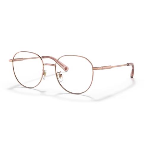 Versace 0VE1282D 1412 Rose Gold Women`s Round Eyeglasses