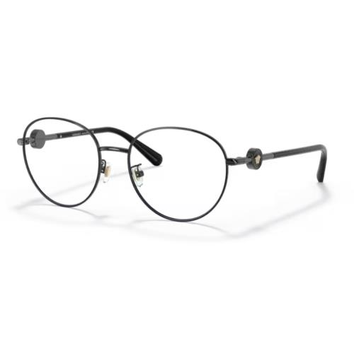 Versace 0VE1273D 1009 Black Round Women`s Eyeglasses