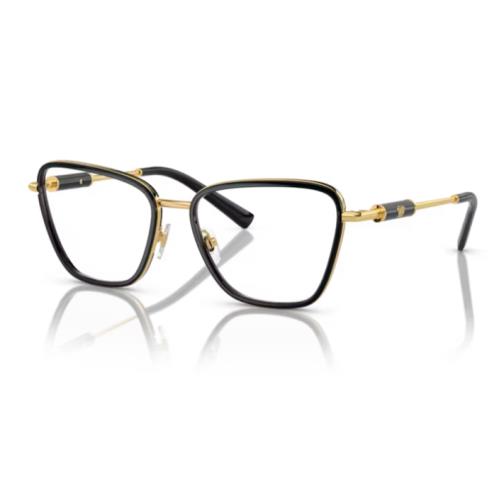 Versace VE1292 1438 Black 54MM Oval Women`s Eyeglasses