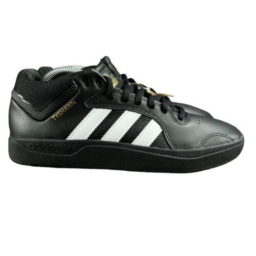 Adidas Tyshawn Core Black White Gold Skate Shoes IG5270 Men`s Sizes 7.5 - 13