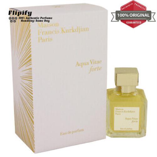 Aqua Vitae Forte Perfume 2.4 oz Edp Spray For Women by Maison Francis Kurkdjian