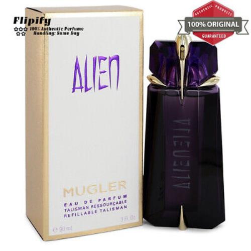 Alien Perfume 3 oz Edp Refillable Spray For Women by Thierry Mugler