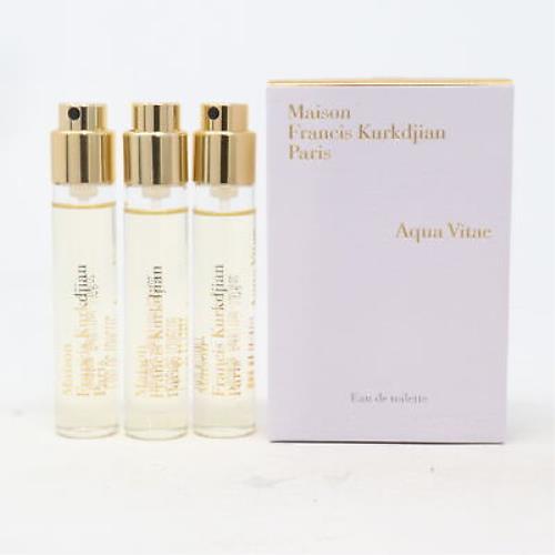 Maison Francis Kurkdjian Aqua Vitae Eau De Toilette Refill Trio /