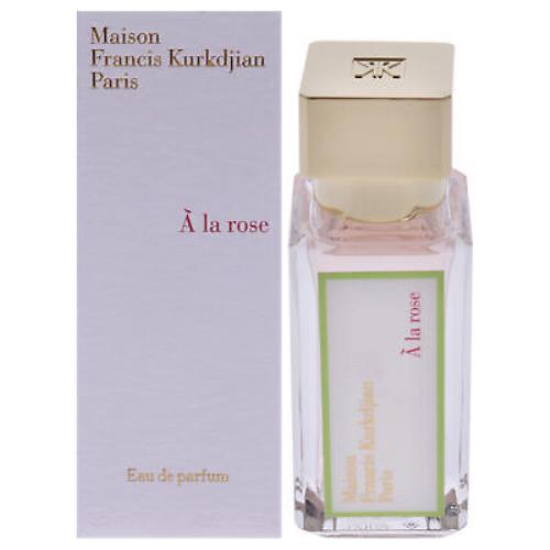 A La Rose by Maison Francis Kurkdjian For Women - 1.2 oz Edp Spray