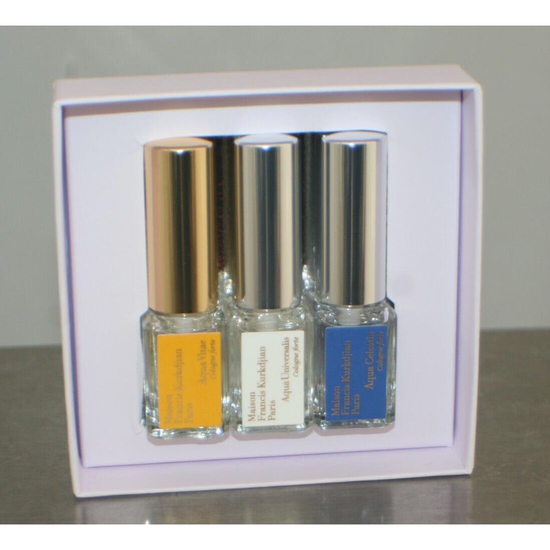 Maison Francis Kurkdjian Paris Cologne Forte Set of 3 x 5 ML/0.17 fl oz