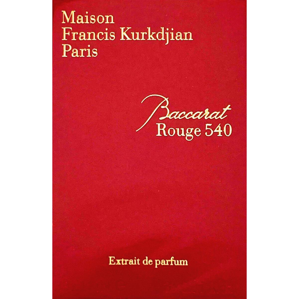 Maison Francis Kurkdjian Baccarat Rouge 540 Extrait DE Parfum Spray 3 x 0.37 oz