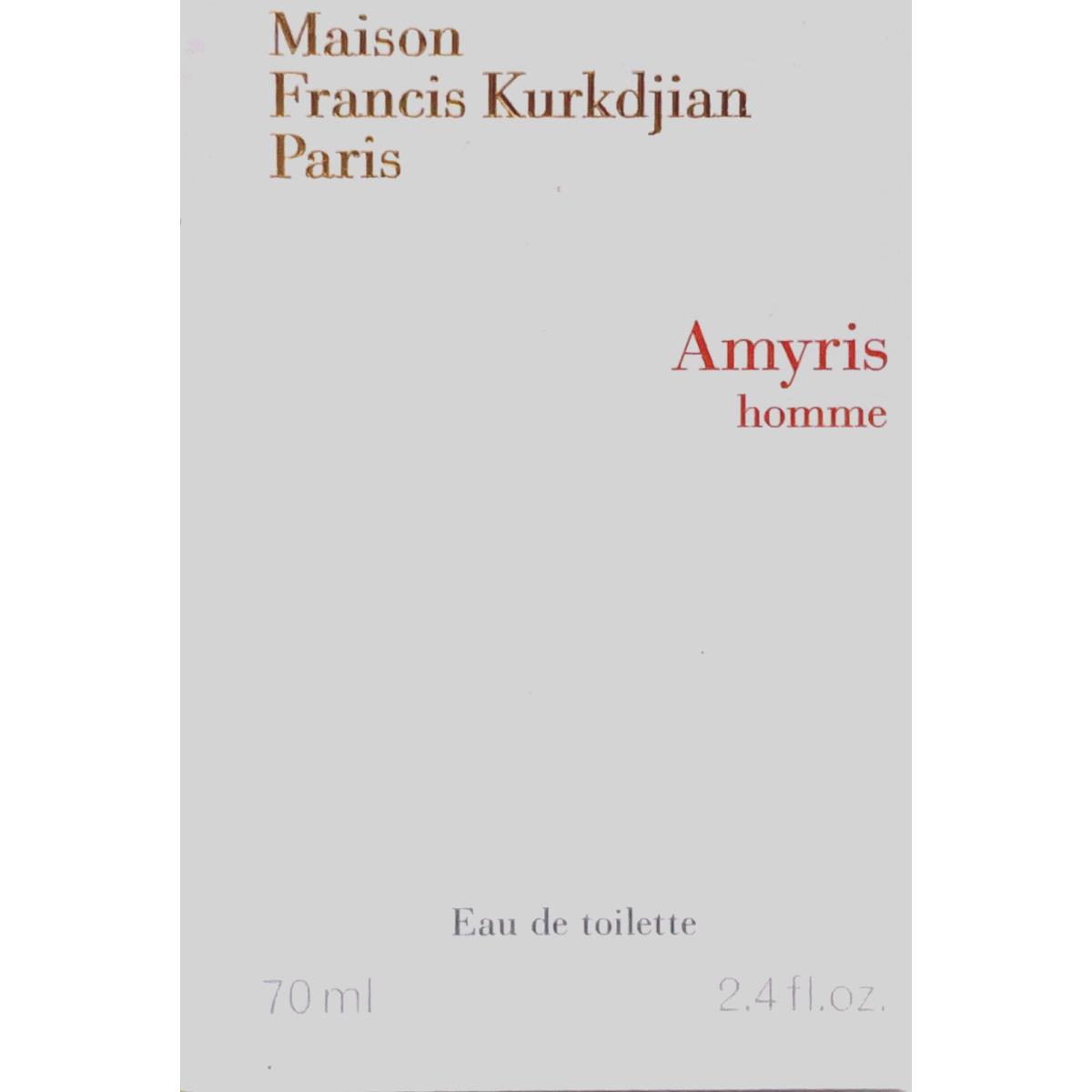 Maison Francis Kurkdjian Amyris Homme Eau DE Tiolette Spray Men 2.4 Oz / 70 ml