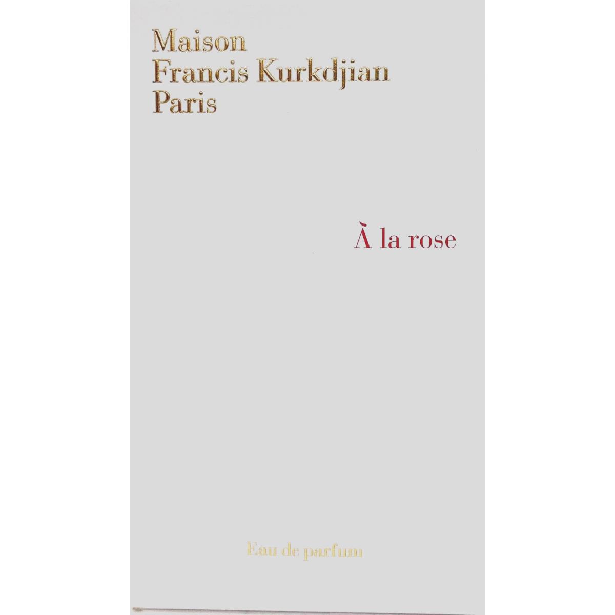 Maison Francis Kurkdjian A LA Rose Eau DE Parfum Spray For Women 6.8 Oz / 200 ml