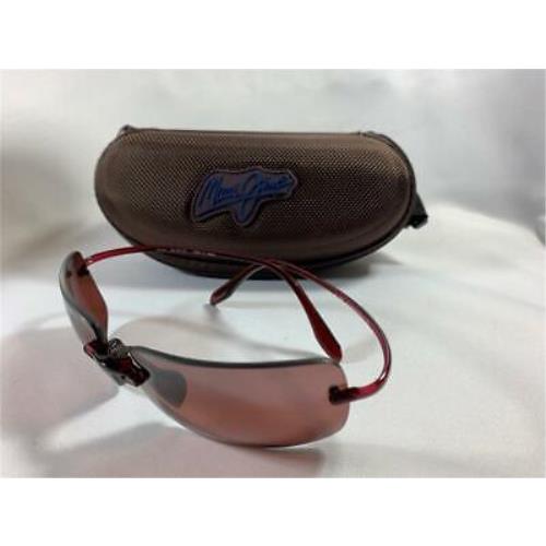 Maui Jim sunglasses Splash - Red Frame, Pink Lens, Burgundy Manufacturer