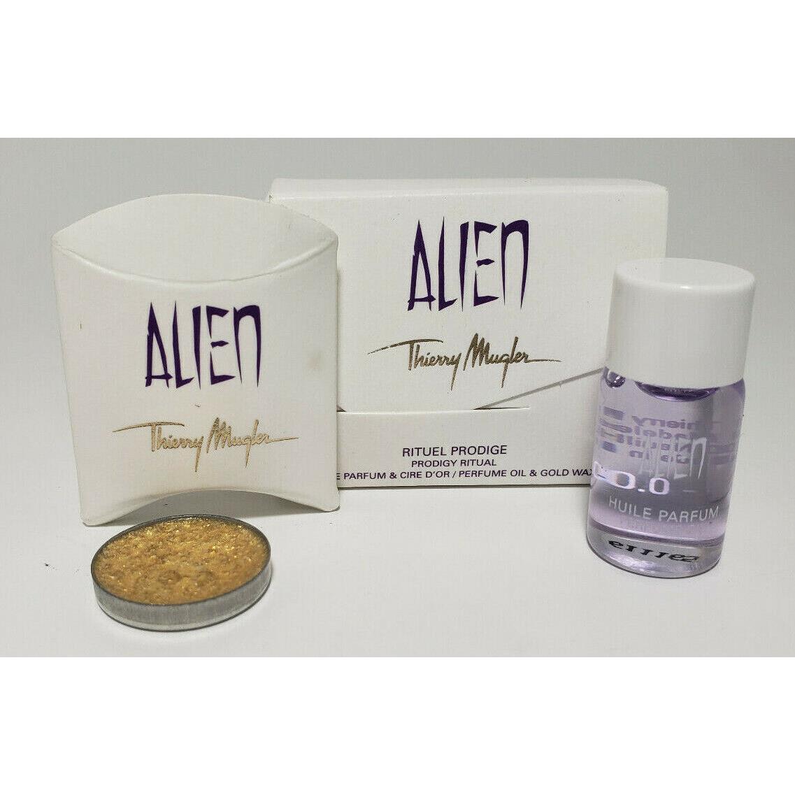 Thierry Mugler Alien Prodigy Ritual Perfume Oil Gold Wax Mini