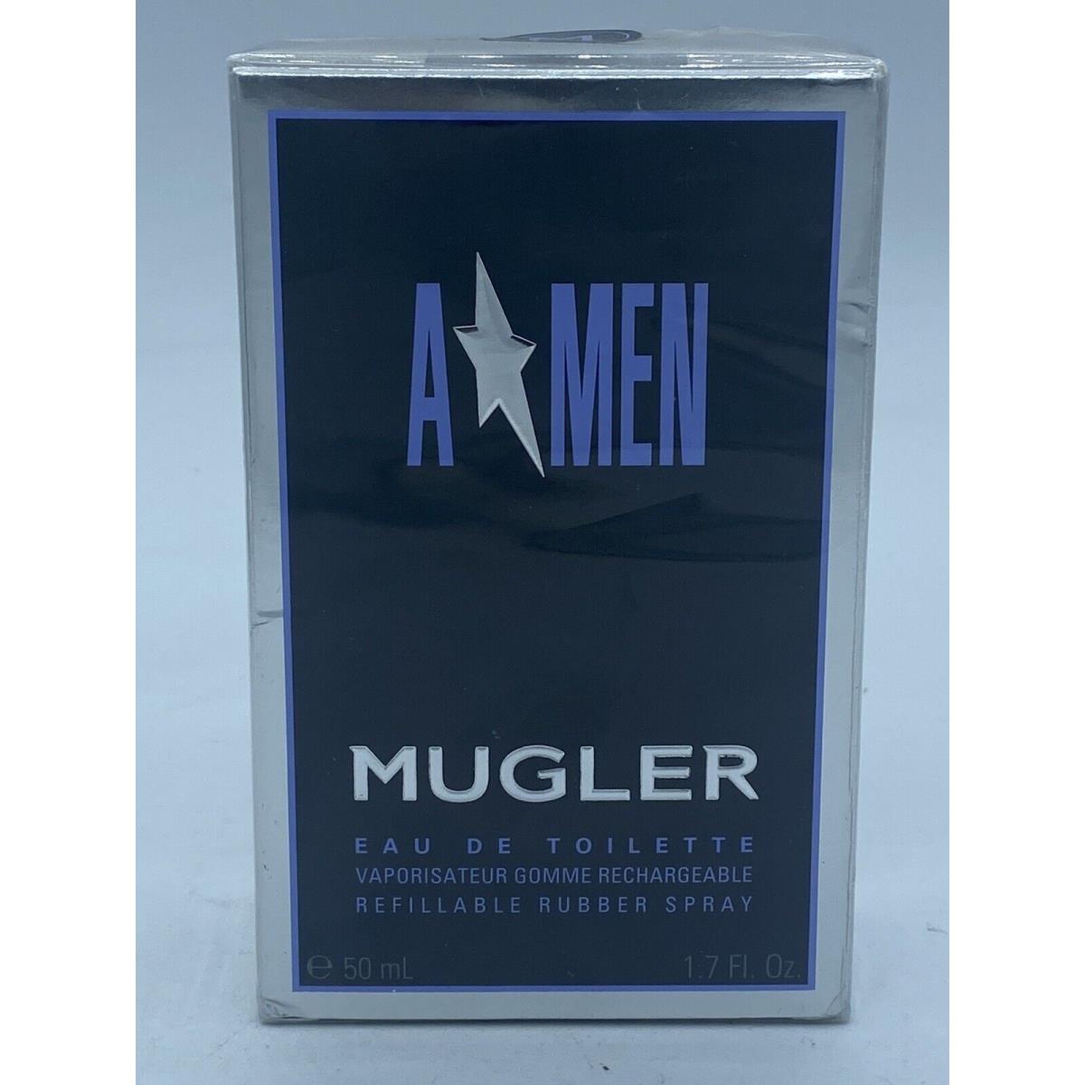 A Men By Mugler Eau De Toilette Refillable Rubber 1.7 oz 50 Ml