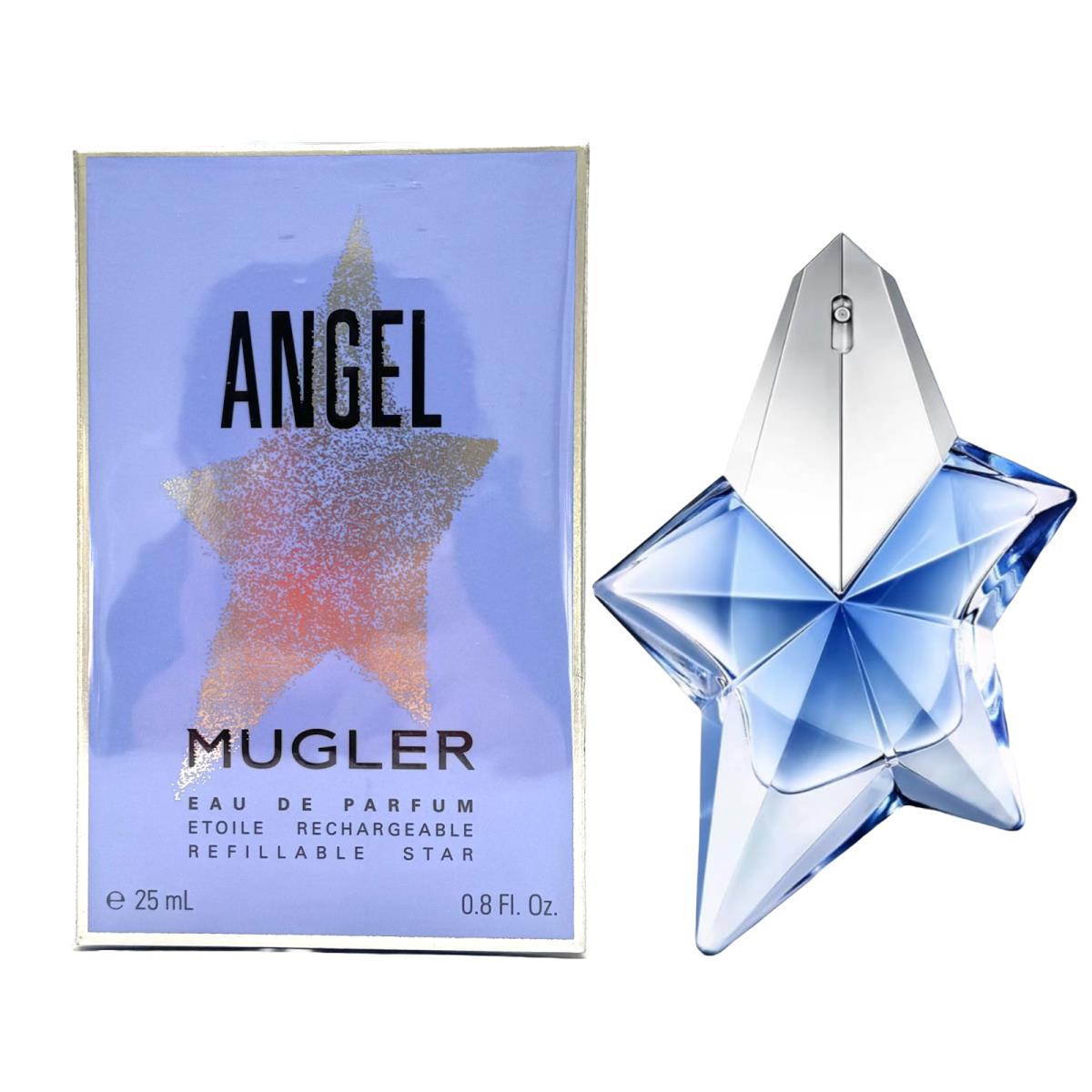 Angel by Thierry Mugler For Women 0.8 oz Eau de Parfum Refillable Spry