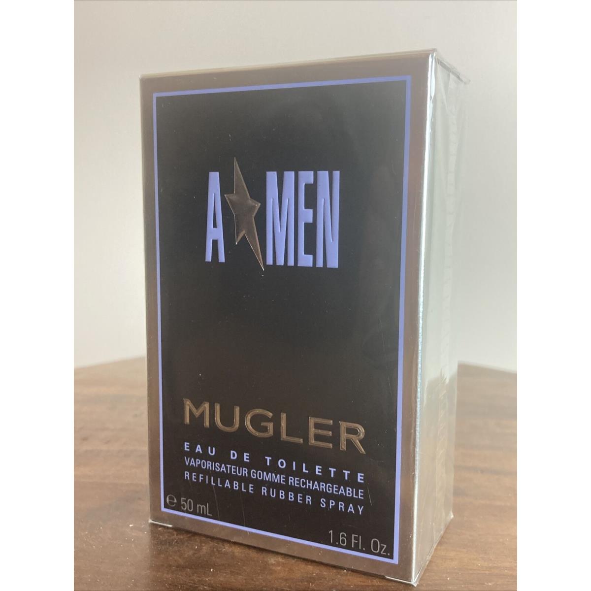 Mugler A Men Eau de Toilette 1.6oz/50ml Refillable Rubber Spray